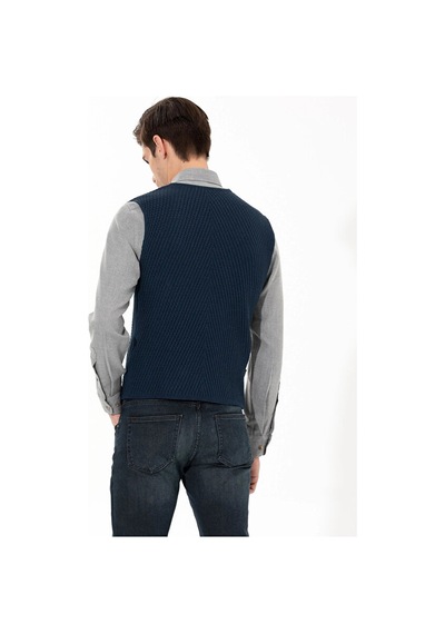 Pierre Cardin Erkek Slim Fit Triko Yelek Çok Renkli