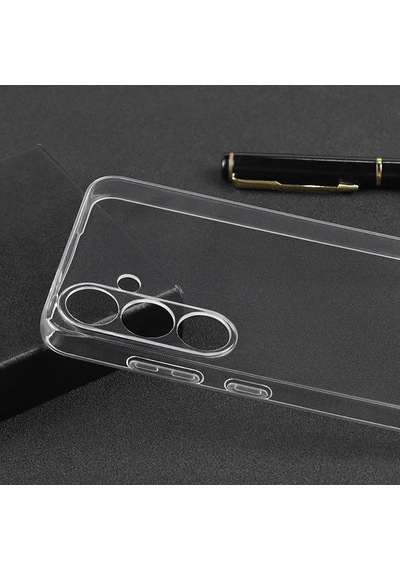 Samsung Uyumlu Galaxy A37 Kılıf Zore Süper Silikon Kapak - Şeffaf