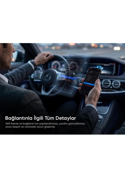 Lexroo Drive-fi Pro İphone İçin Kablosuz Carplay Adaptörü/mobil Uygulama Desteği Diğer