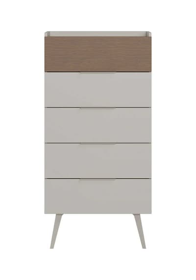 Milano 5 Çekmeceli Şifonyer - Vizon/zebra 60x121x44 Cm