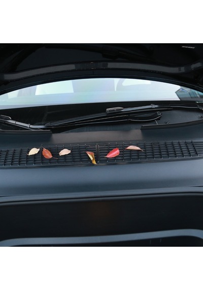 Tesla Juniper Ön Kaput Hava Alma Koruyucu Kapağı 2 Adet Mat Siyah