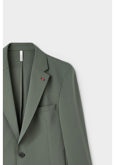 D's Damat Ds Damat Slim Fit Haki Düz Kumaş Ceket 5hc04st14436m Çok Renkli