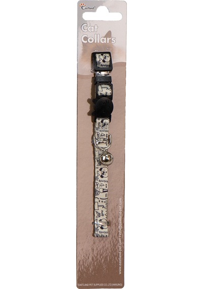 Eastland Klipsli Panda Baskılı Kedi Tasması 22-30c