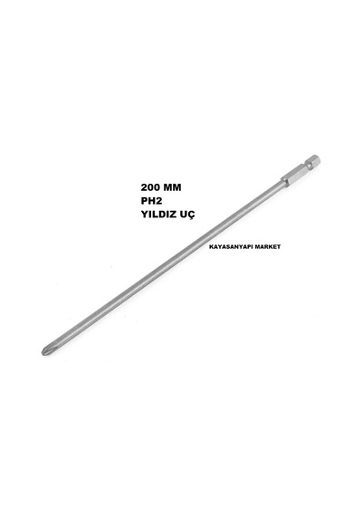Yıldız Ph2 200 Mm Yıldız Bits Uç Manyetik 1 Adet