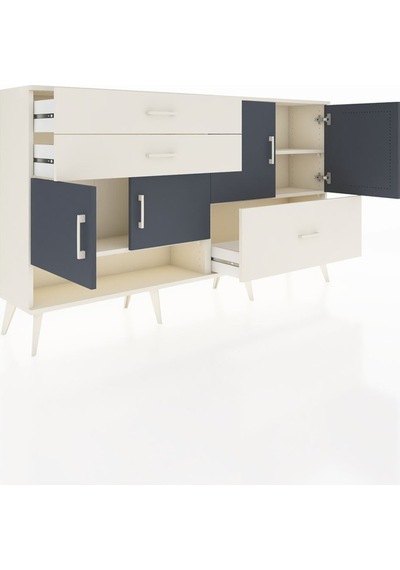 Arges Konsol 3 Raflı 3 Çekmeceli 4 Kapaklı 176x30x99 Aytaşı-antra Aytaşı-antrasit/aytaşı Arges Konsol 3 Raflı 3 Çekmeceli 4 Kapaklı 176x30x99 Aytaşı-antra Aytaşı-antrasit/aytaşı