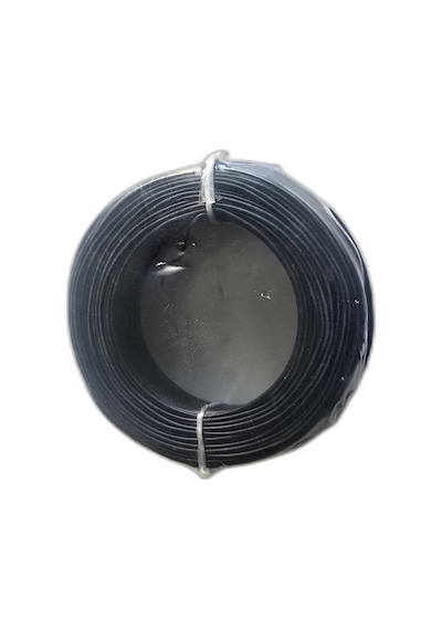 Tek Damarlı Kalaylı Tam Bakır Zil Teli Ve Montaj Teli 0.50 Mm 100 Metre - Siyah