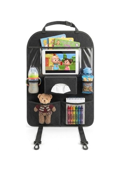Araç İçi Koltuk Arkası Organizer Koruyucu Kılıf Eşya Düzenleyici Tablet Tutucu Organizer Tek Ebat Genel