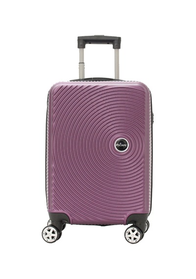 Escape Vlz 072-set Abs 8 Tekerlekli Büyük, Orta, Kabin Boy Valiz, Bavul Seti, Mor