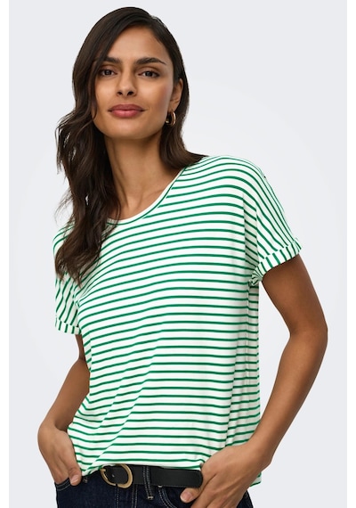 Jdy Jdysıssy Kadın Basic T-shirt Kısa Kollu O-neck T-shirt Yeşil