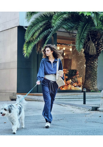 İpekyol Denim Görünümlü Lacivert Kadın Pantolon Iw6260003161