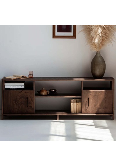 Woodesk Viento, Ahşap, Dolap Ve Konsol, 170x60, Ceviz Renk