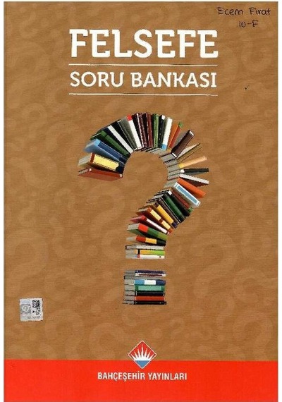 Bahçeşehir Yayınları 10. Sınıf - Felsefe Soru Bankası