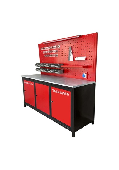 Takpower Ttr4413 2 Metre Takım Tezgahı 3 Dolaplı