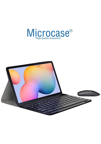 Microcase Honor Pad X8b 11 İnch Tablet İçin Bluetooth Klavye Ve Mouse + Kılıf Bkk6 Tablet Kılıfı