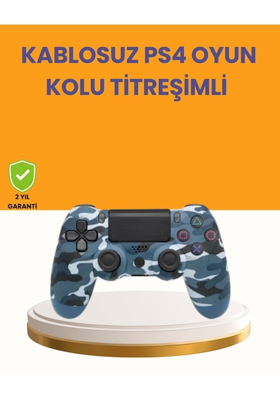 Ps4 Kablosuz Oyun Kolu Gecikmesiz Bağlantılı Ergonomik Tasarımlı - Lisinya