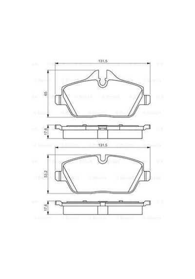 Bmw 1 E81 118i 2.0 2004-2011 Bosch Ön Balata