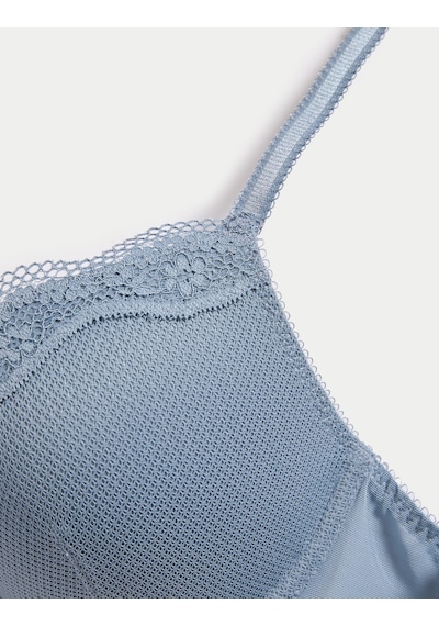 Marks & Spencer Jasmine Dantelli Push Up Sütyen Gri