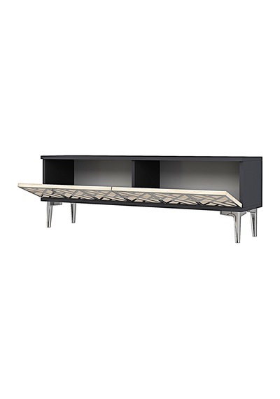Tsa1238ats - Arextv120 Tv Stand, Tv Sehpası Antrasit - Traverten - Sılver 120cm Tsa1238ats - Arextv120 Tv Stand, Tv Sehpası Antrasit - Traverten - Sılver 120cm