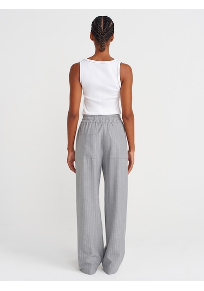 Dilvin 72151 Pijama Pantolon-gri Gri
