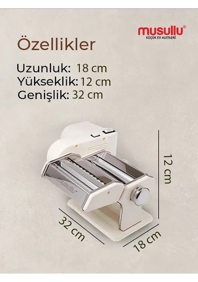 Musullu Ms-e150 150 Elektrikli Erişte Makinesi