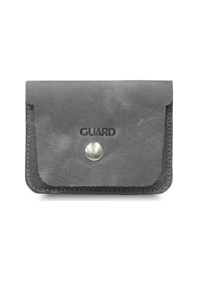 Guard Gri Crazy Patlı Kartlık Hakiki Deri Erkek / Kadın P5227 Gri