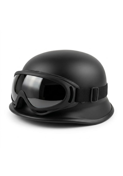Mts M20 Chopper Kask Mat Siyah