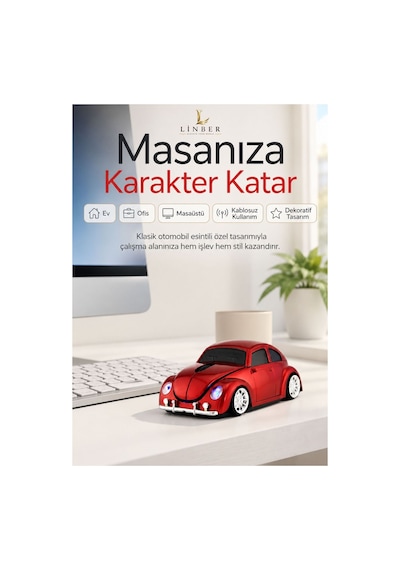 Klasik Kırmızı Beetle Vosvos Tasarımlı 2.4g Kablosuz Mouse Usb Alıcılı Kırmızı Araba Şeklinde Optik Mouse Çok Renkli Diğer Klasik Kırmızı Beetle Vosvos Tasarımlı 2.4g Kablosuz Mouse Usb Alıcılı Kırmızı Araba Şeklinde Optik Mouse Çok Renkli Diğer