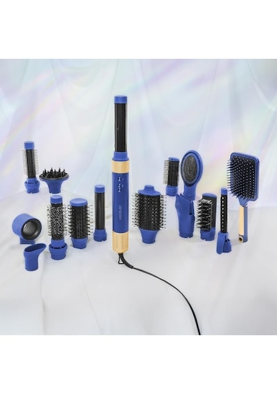 Ceramiccare 14in1 Airglam Luxury Saç Şekillendirme Seti Lacivert