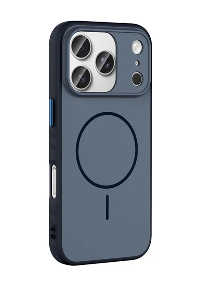 Apple Apple iPhone 17 Pro Max İçin Uyumlu M-safe Şarj Özellikli Elde Kaymaz Soft Renkli Kılıf