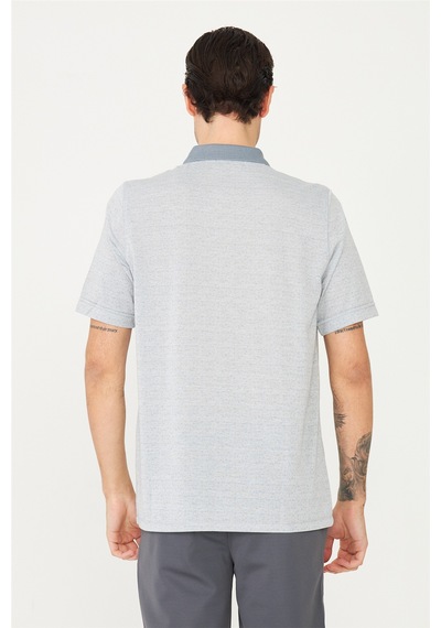 Antrasit Polo Yaka T-shirt Füme
