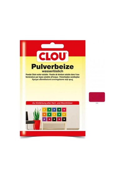 Suda Çözülen Oksit Toz Ahşap Boyasıclou Oksit Toz Boya Nr:155 Koyu Kırmızı 12gr-5163
