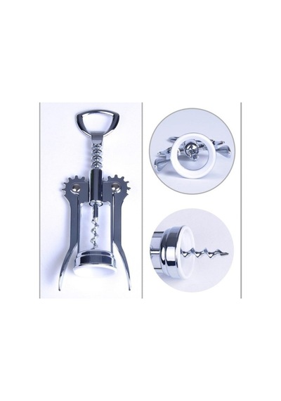Tirbuşon Metal Açacak Gümüş