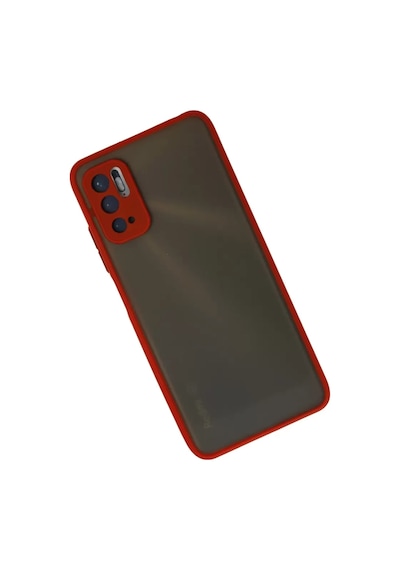 Xiaomi Redmi Note 10 5g Kılıf Montreal Silikon Kapak - Kırmızı Çok Renkli