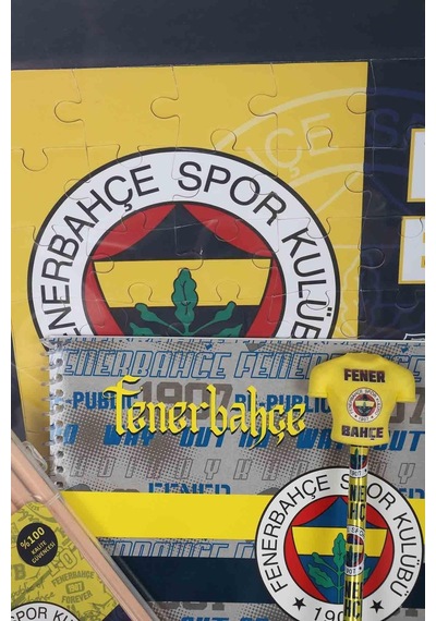 Dekomus İle Özel Kutulu Fenerbahçe "Full" Kırtasiye Seti