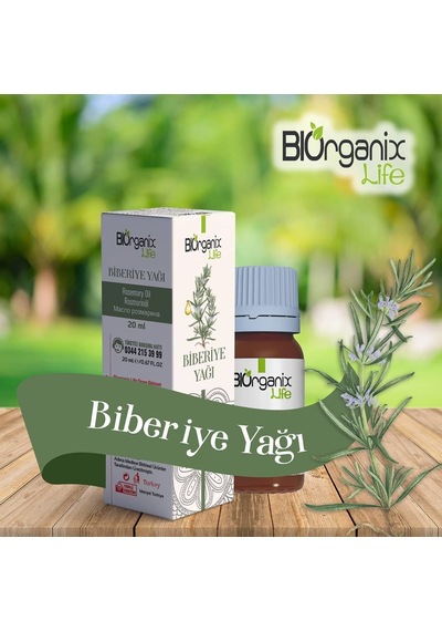 Biorganix Life Organik BİBERİYE Yağı 20 ML Şişede