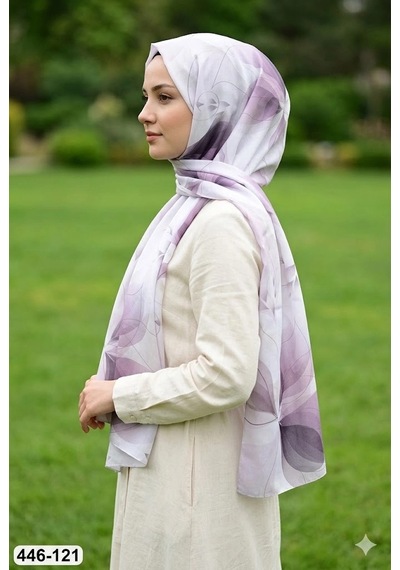 Buqle Dijital Desenli Soft Şal 446-121 Çok Renkli