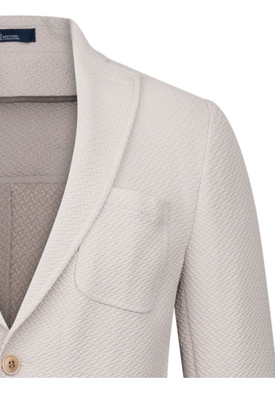 Hatemoğlu Bej Slim Fit Mono Yaka Klasik Ceket 33140 Bej
