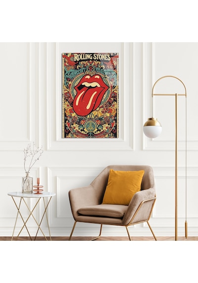 Rolling Stones Müzik Posteri - Cam Tablo - Deg1534 80 X 125 Cm
