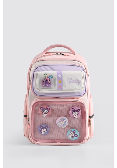 Ççs Kids Premium Okul Çanta Seti 3'lü İlkokul Ortaokul Sırt Çantası Termal Beslenme Çantası Kalemlik 51974 Pembe