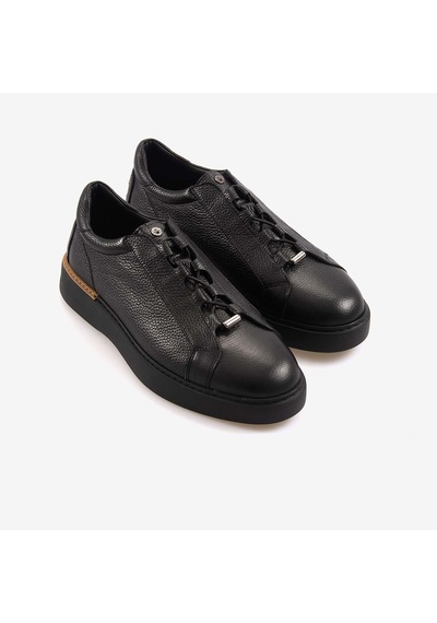 Mocassini Gold Erkek Spor & Sneaker Ayakkabı A7607 Siyah