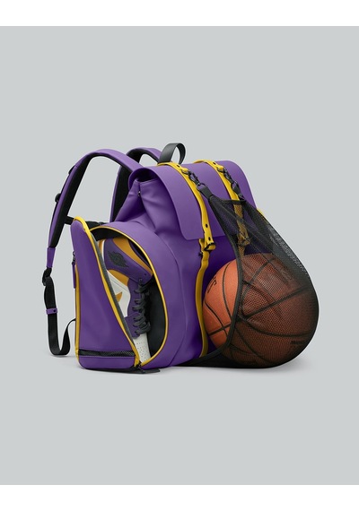 Gaston Luga Splash Sneaker Pockets Spor Çantası - Mor Lacivert - Mor
