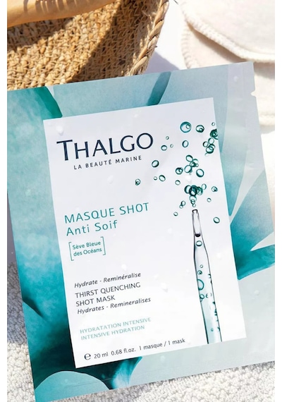 Thalgo Thirst Quenching Shot Mask, Yoğun Nemlendirici Ve Dolgunlaştırıcı Marine Yüz Maskesi