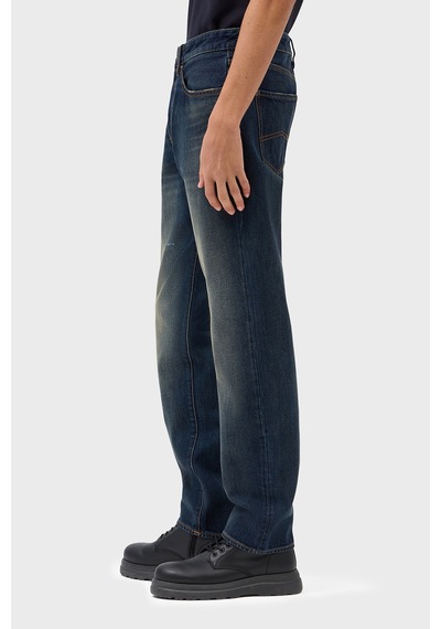 Armani Exchange %100 Pamuk Straight Fit Normal Bel Jeans Erkek Kot Pantolon Xm000069 Af28151 Mb010 Lacivert Armani Exchange %100 Pamuk Straight Fit Normal Bel Jeans Erkek Kot Pantolon Xm000069 Af28151 Mb010 Lacivert