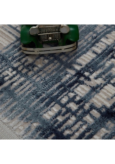 Hoom Rugs Norm 6214 Mavi Modern Salon Halısı Mavi