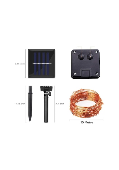 Ally Solar Güneş Enerjili Dış Bahçe Aydınlatma Su Geçirmez Led 1 Sarı. Çok Renkli