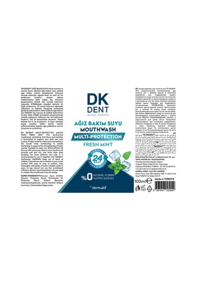Dkdent Nane Özlü Seyahat Boy Ağız Bakım Suyu 100 Ml