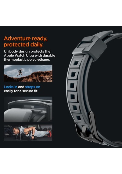 Apple Watch 49mm Ultra 4/3/2/1 İle Uyumlu Kılıf & Kordon Kayış Rugged Armor Pro Dark Gray - Acs07390 Çok Renkli Apple Watch 49mm Ultra 4/3/2/1 İle Uyumlu Kılıf & Kordon Kayış Rugged Armor Pro Dark Gray - Acs07390 Çok Renkli