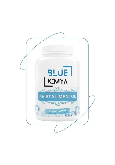 Blue Kimya Kristal Mentol Saf Crystal Menthol 75 G