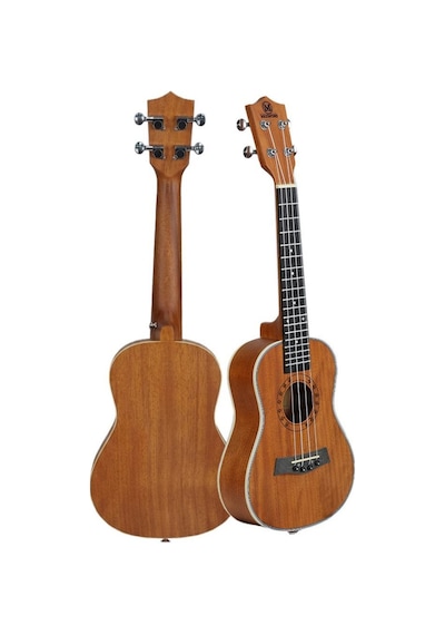 Maxword Mu-24 Pro Yüksek Kaliteli Maun Concert Ukulele Seti