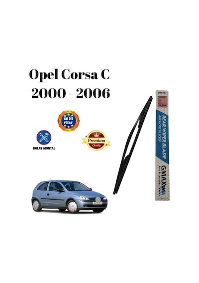 Opel Corsa C 2000 2001 2002 2003 2004 2005 2006 Uyumlu Araca Özel Arka Cam Silecek Süpürgesi Glz03208442 1 Adet